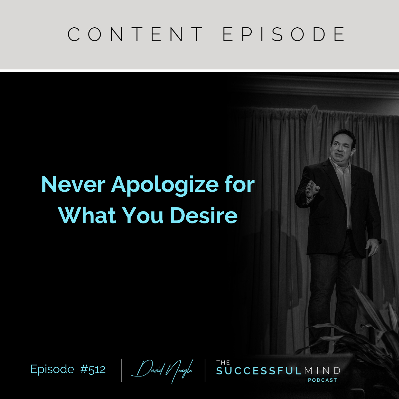 The Successful Mind Podcast - Episode 512 - Never Apologize for What You Desire